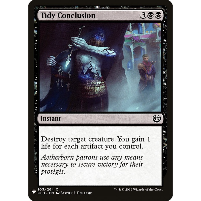 Tidy Conclusion [Mystery Booster]