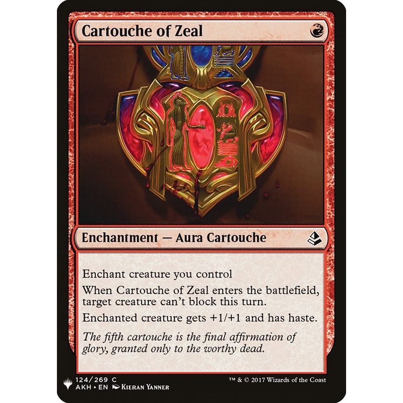 Cartouche of Zeal [Mystery Booster]