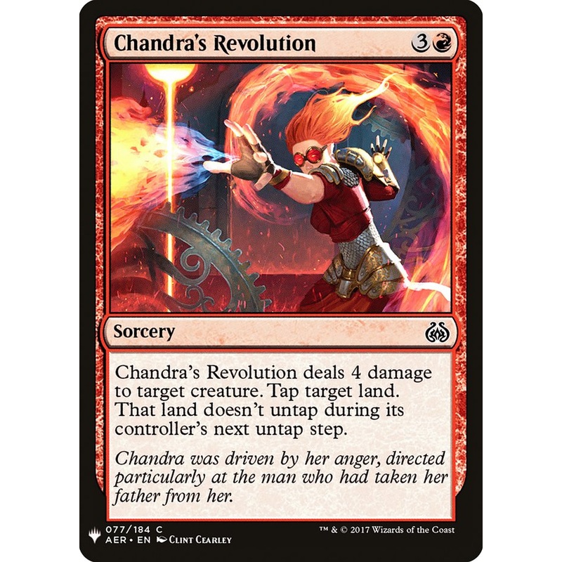 Chandra's Revolution [Mystery Booster]
