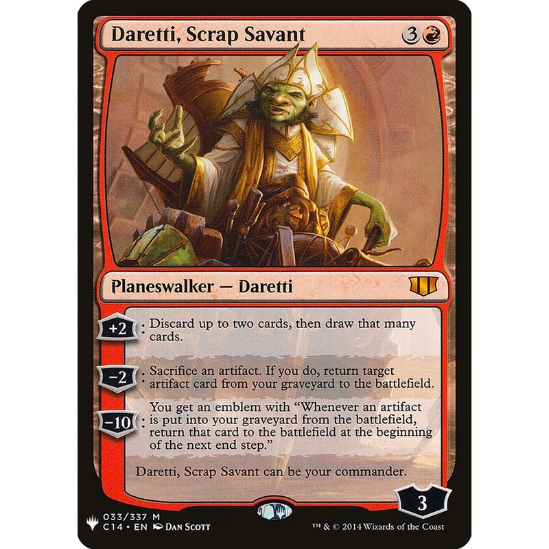 Daretti, Scrap Savant (C14) [The List]