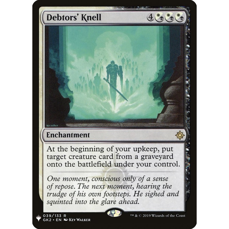 Debtors' Knell [The List]