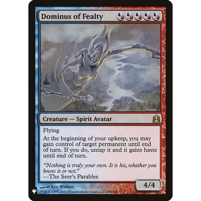 Dominus of Fealty [Mystery Booster]