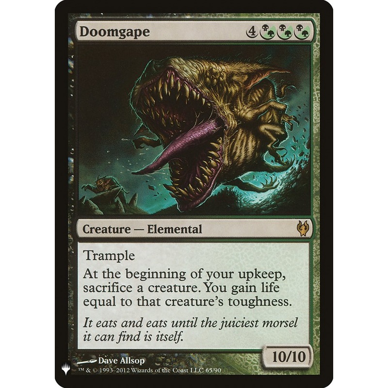 Doomgape [The List]