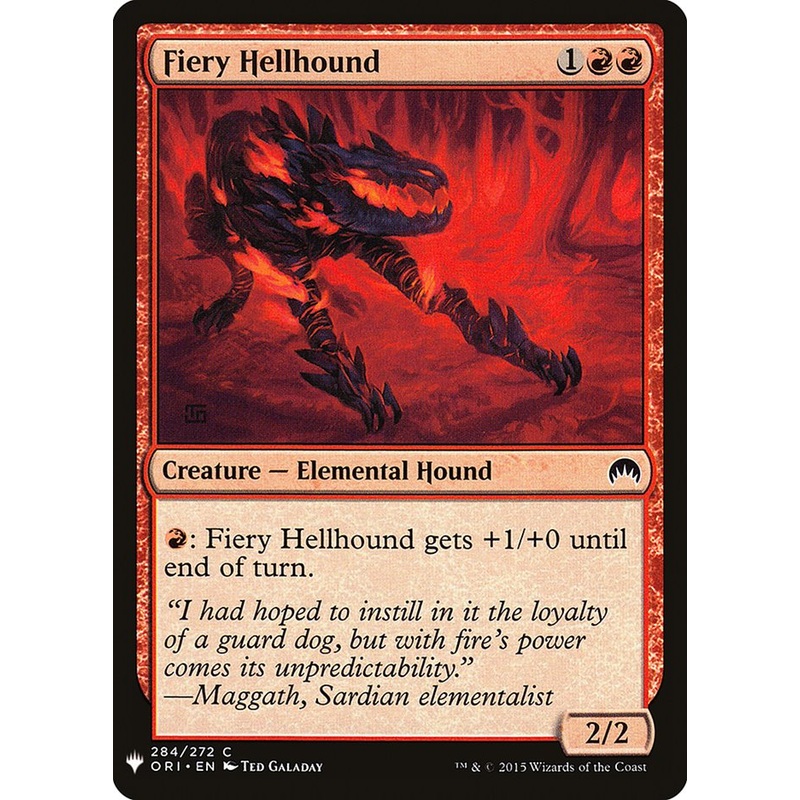Fiery Hellhound [Mystery Booster]