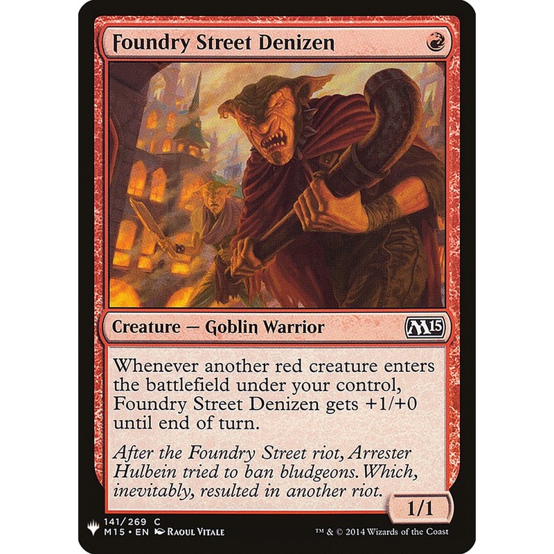 Foundry Street Denizen [Mystery Booster]