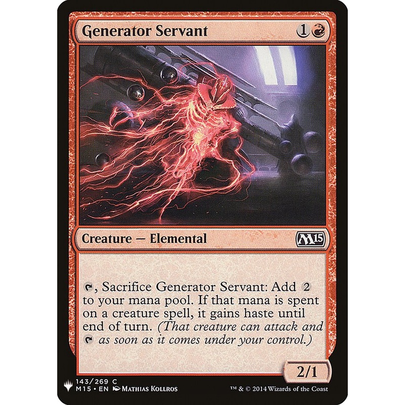 Generator Servant [Mystery Booster]