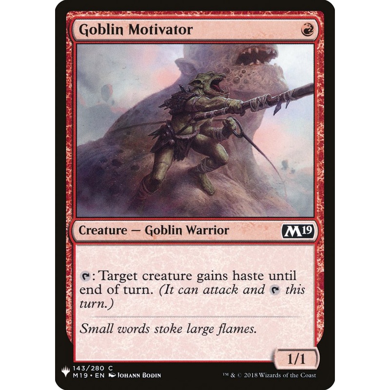 Goblin Motivator [Mystery Booster]