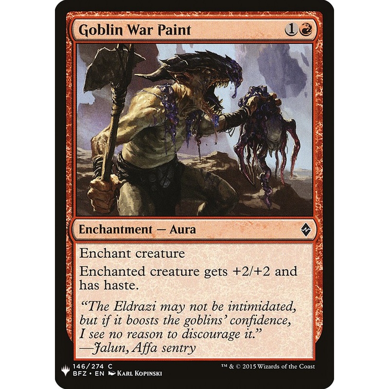 Goblin War Paint [Mystery Booster]