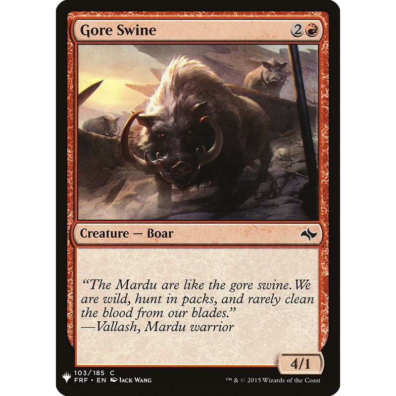 Gore Swine [Mystery Booster]