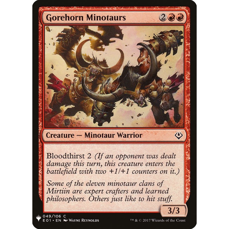 Gorehorn Minotaurs [Mystery Booster]
