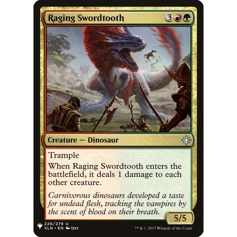 Raging Swordtooth [Mystery Booster]