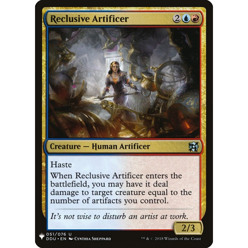 Reclusive Artificer [Mystery Booster]