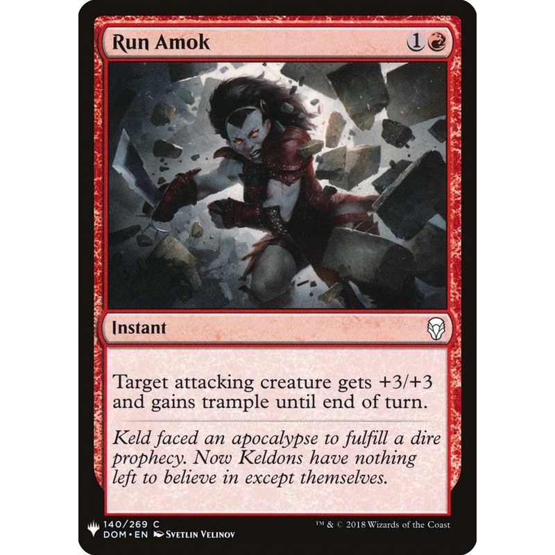 Run Amok [Mystery Booster]