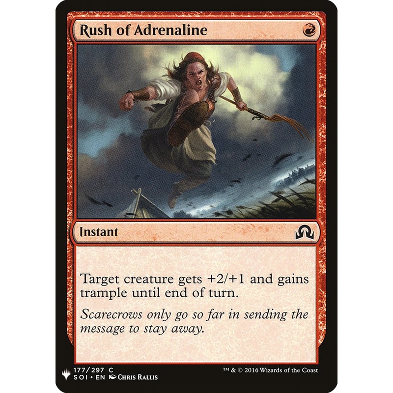 Rush of Adrenaline [Mystery Booster]