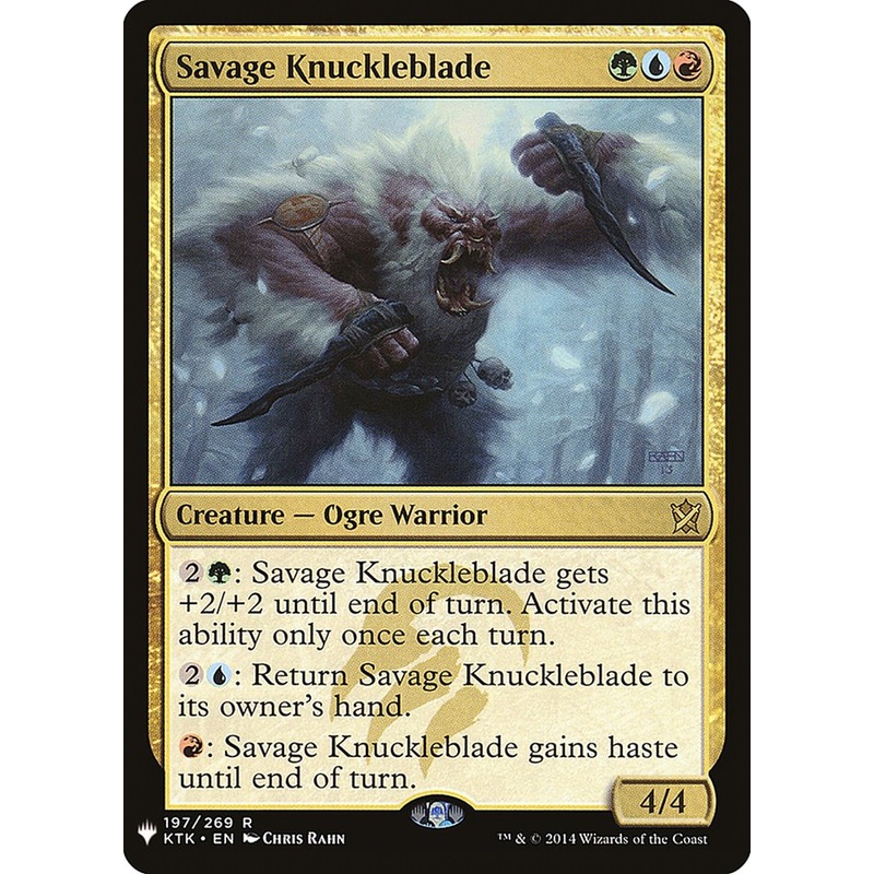 Savage Knuckleblade [Mystery Booster]
