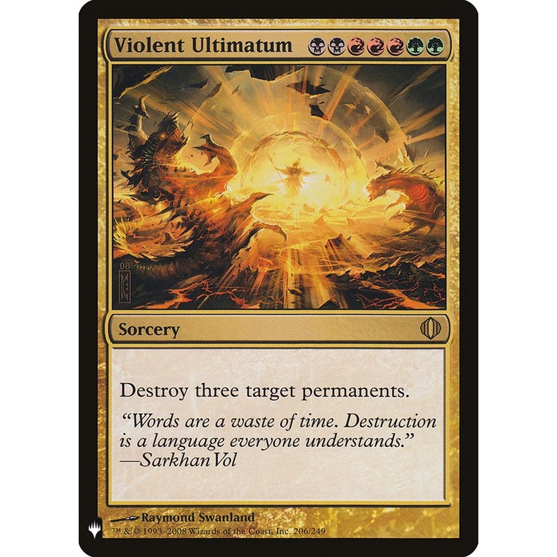 Violent Ultimatum [The List]