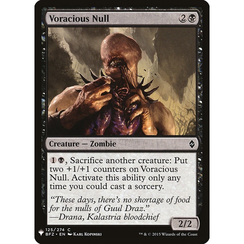 Voracious Null [Mystery Booster]