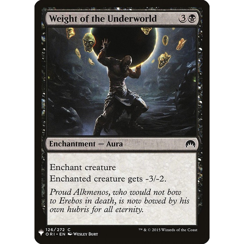 Weight of the Underworld [Mystery Booster]
