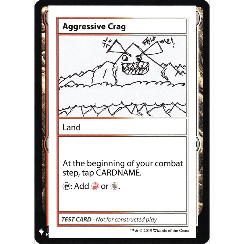 Aggressive Crag [Mystery Booster Playtest Cards]