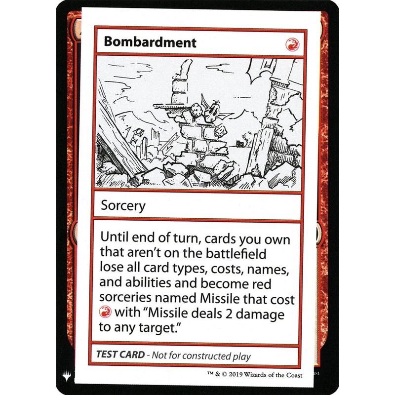 Bombardment [Mystery Booster Playtest Cards]