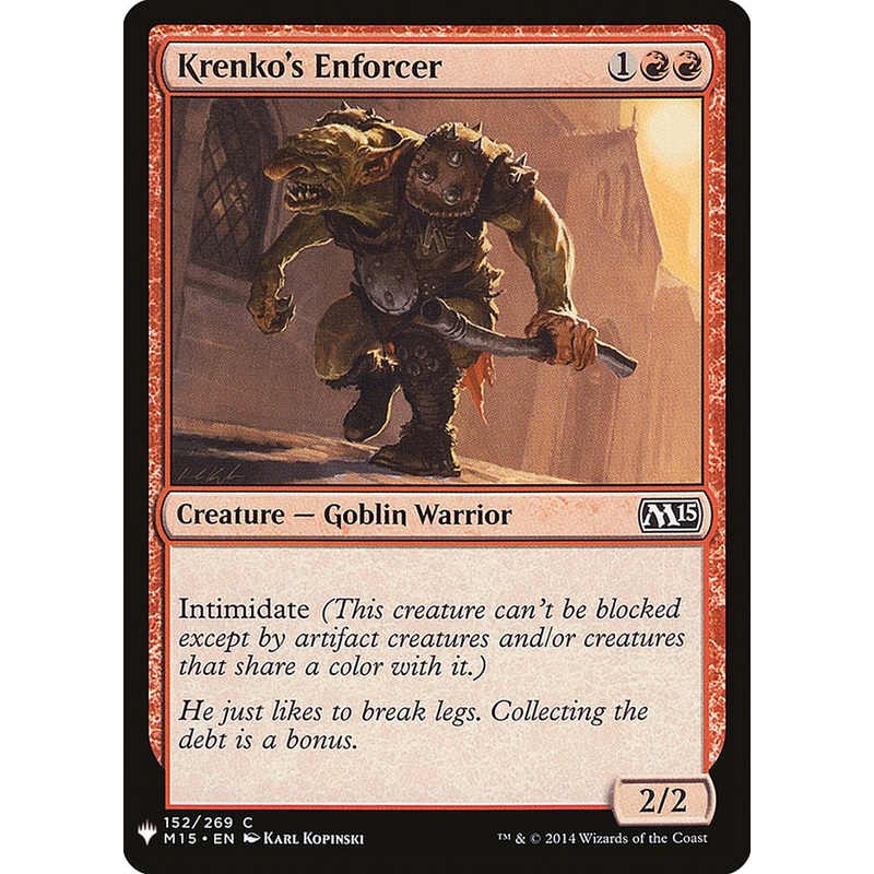 Krenko's Enforcer [Mystery Booster]