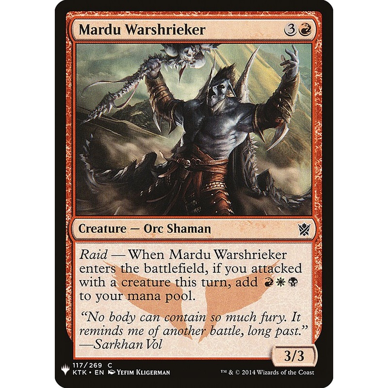 Mardu Warshrieker [Mystery Booster]