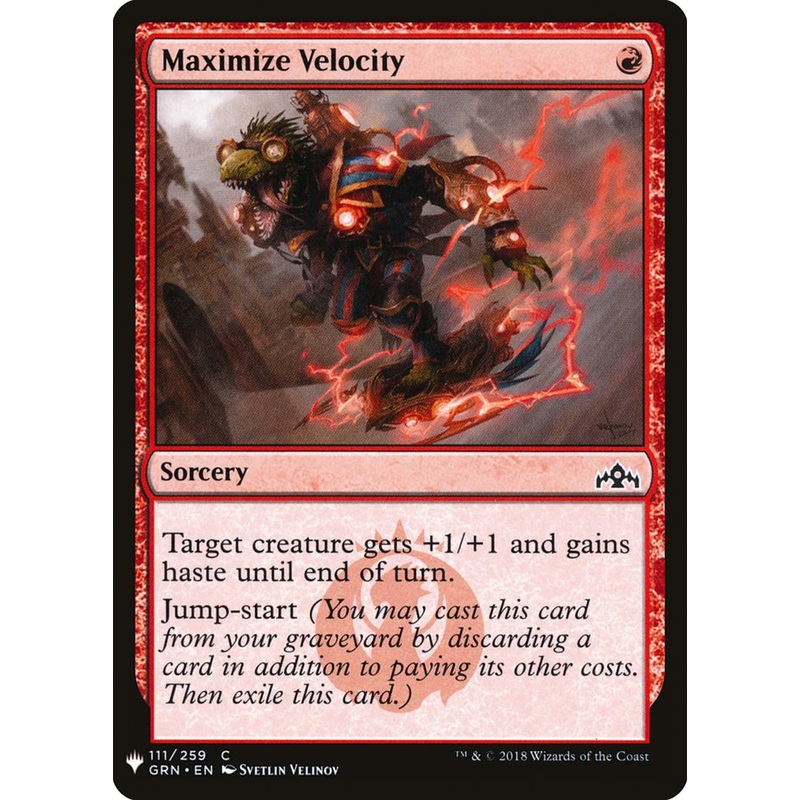 Maximize Velocity [Mystery Booster]