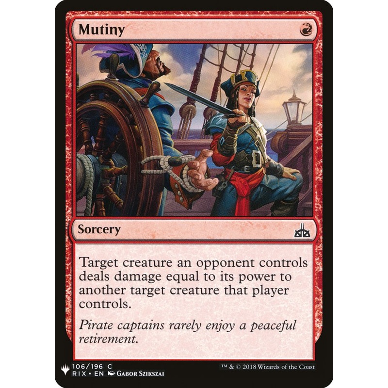 Mutiny [Mystery Booster]