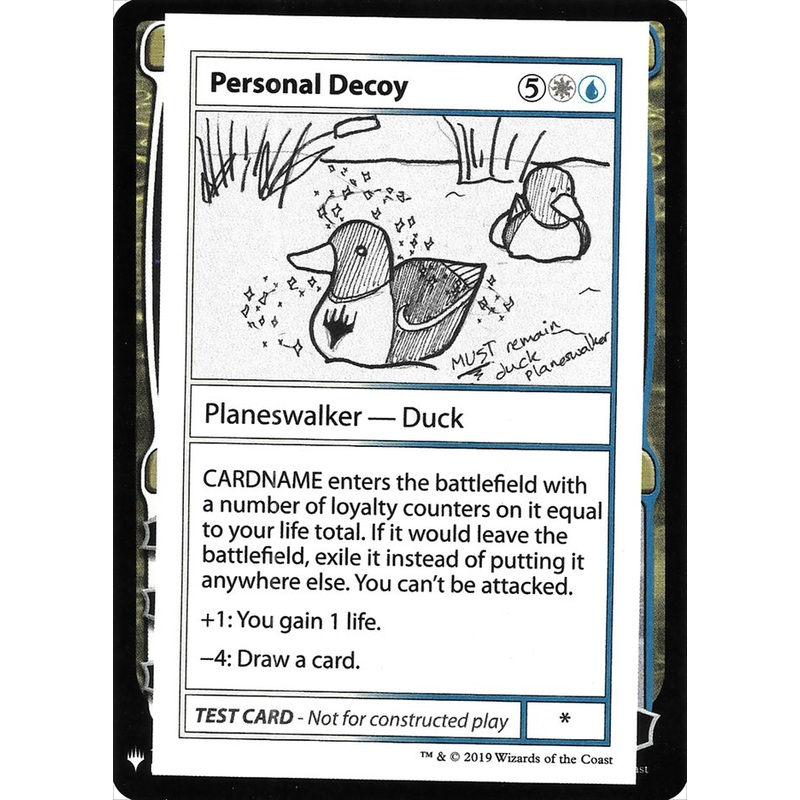 Personal Decoy [Mystery Booster Playtest Cards]