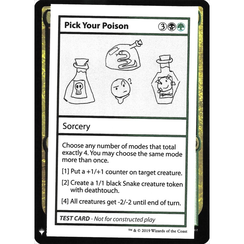 Pick Your Poison [Mystery Booster Playtest Cards]