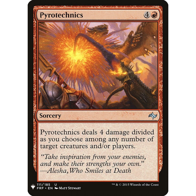 Pyrotechnics [Mystery Booster]