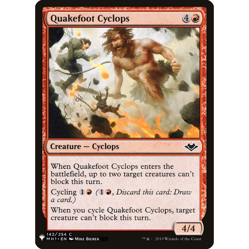 Quakefoot Cyclops [Mystery Booster]