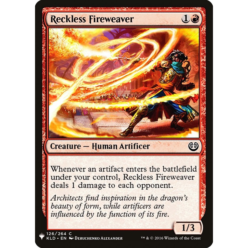 Reckless Fireweaver [Mystery Booster]
