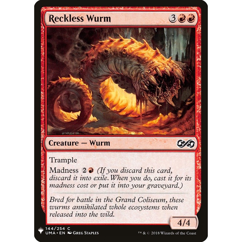 Reckless Wurm [Mystery Booster]