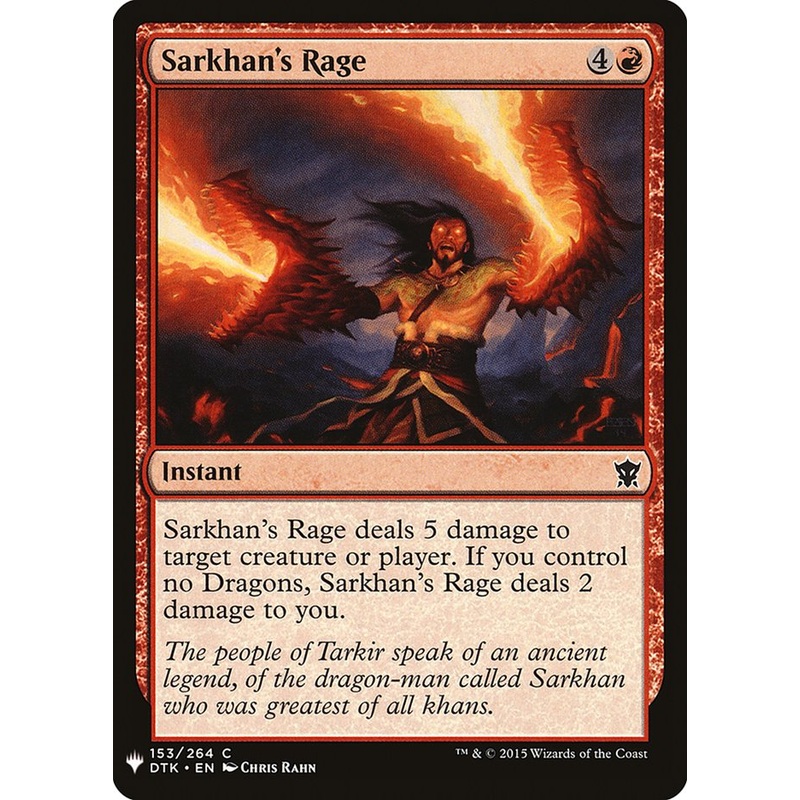Sarkhan's Rage [Mystery Booster]