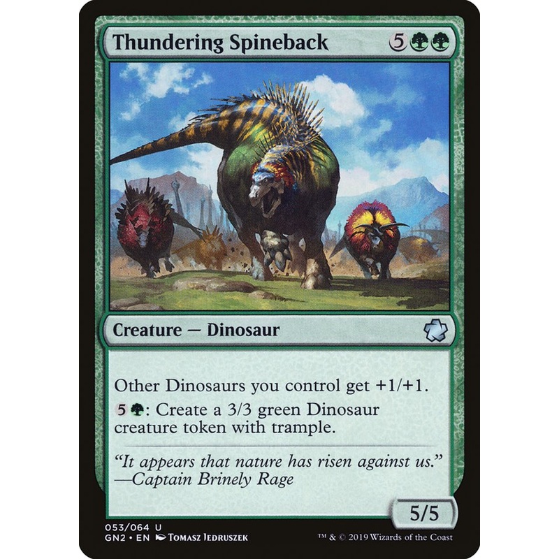 Thundering Spineback [Game Night 2019]