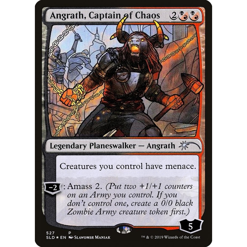 Angrath, Captain of Chaos (Stained Glass) [Secret Lair Drop Promos]