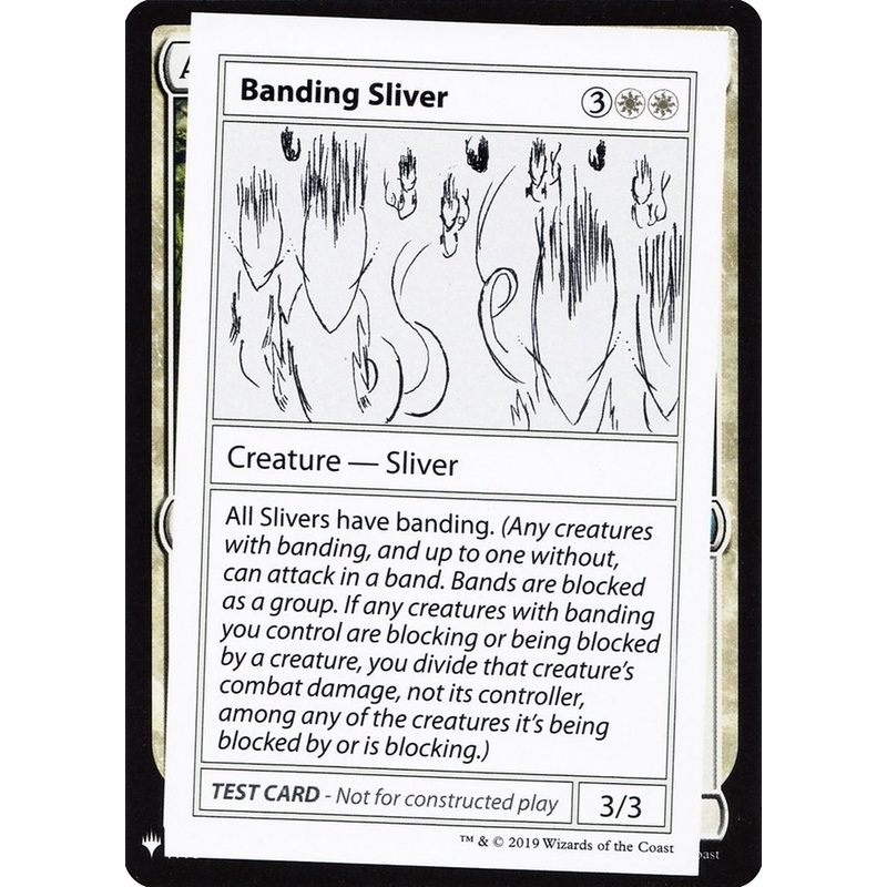 Banding Sliver [Mystery Booster Playtest Cards]