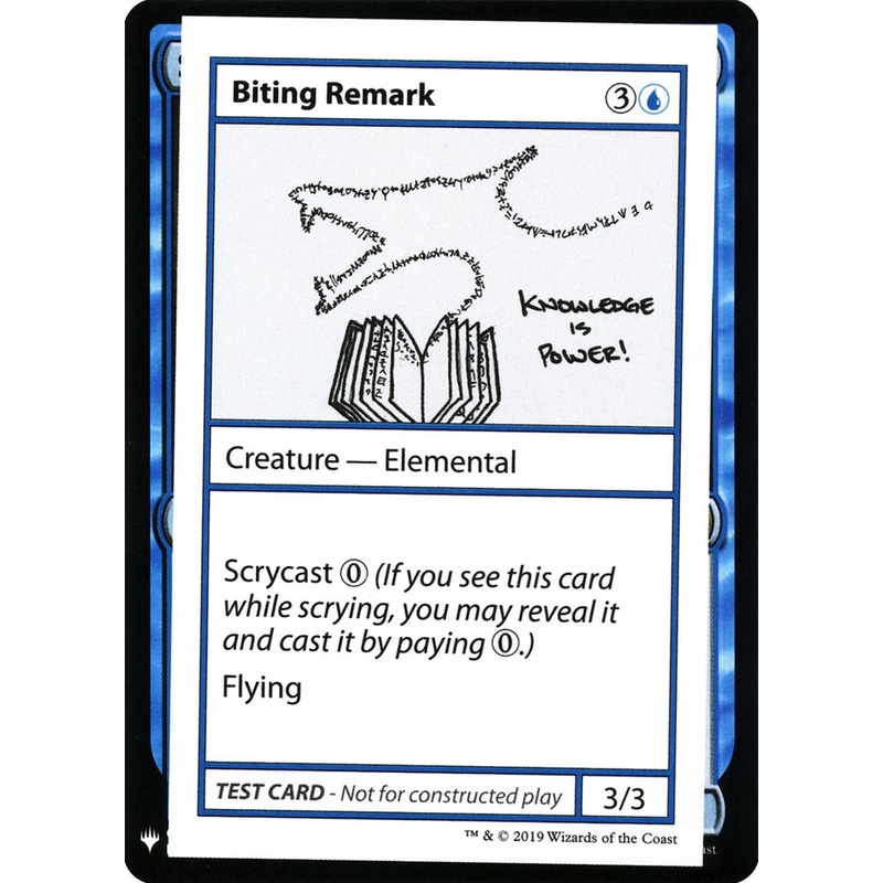 Biting Remark [Mystery Booster Playtest Cards]