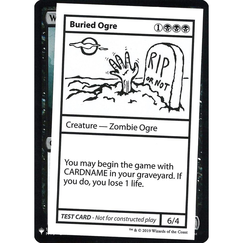Buried Ogre [Mystery Booster Playtest Cards]