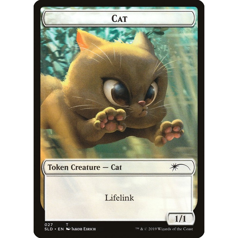 Cat (27) // Cat (28) Double-Sided Token [Secret Lair Drop Series]