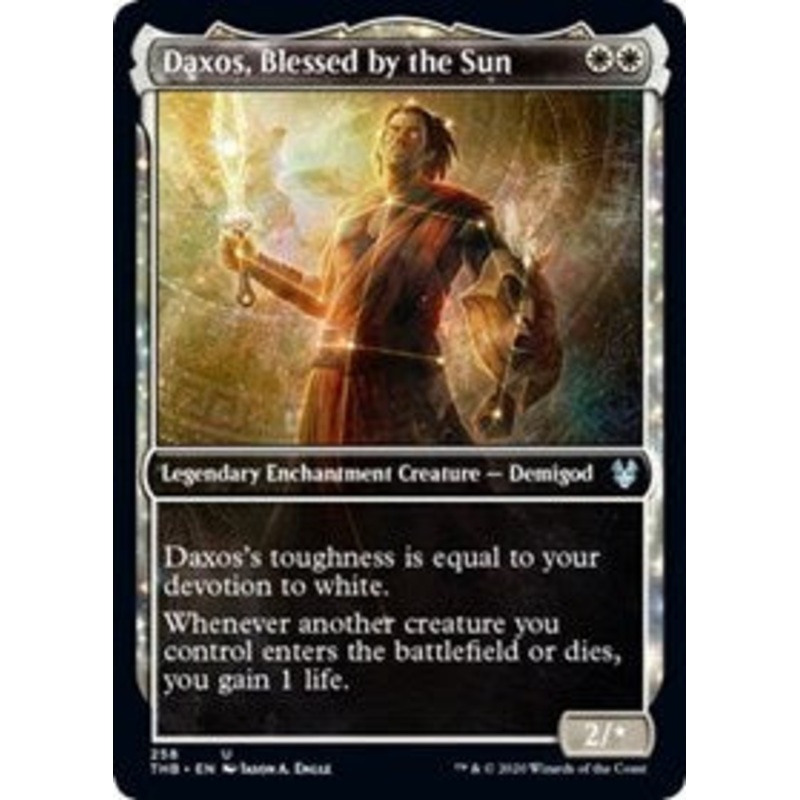 Daxos, Blessed by the Sun (Showcase) [Theros Beyond Death]