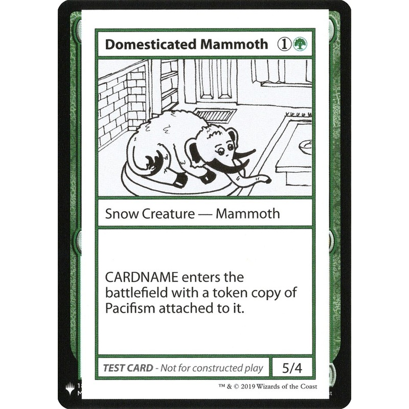Domesticated Mammoth [Mystery Booster Playtest Cards]
