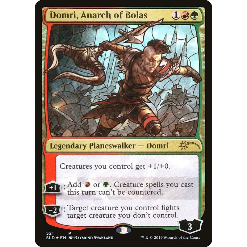 Domri, Anarch of Bolas (Stained Glass) [Secret Lair Drop Promos]