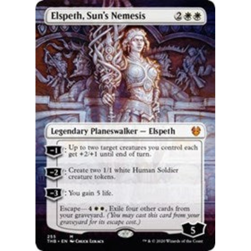Elspeth, Sun's Nemesis (Borderless) [Theros Beyond Death]