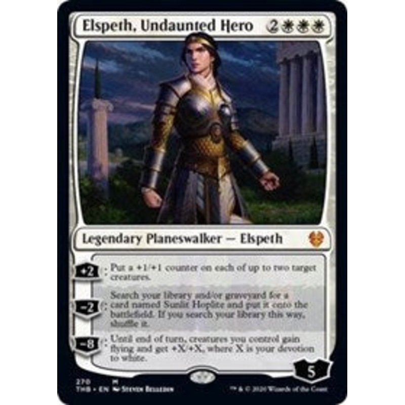 Elspeth, Undaunted Hero [Theros Beyond Death]