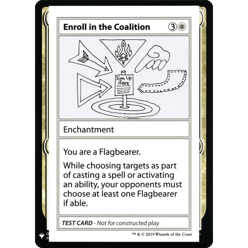 Enroll in the Coalition [Mystery Booster Playtest Cards]