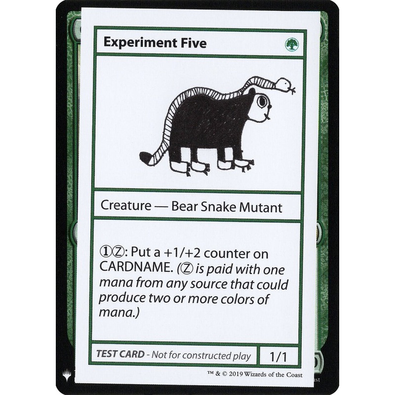 Experiment Five [Mystery Booster Playtest Cards]