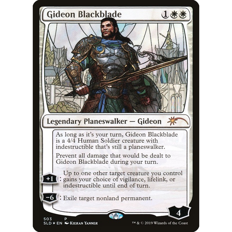 Gideon Blackblade (Stained Glass) [Secret Lair Drop Promos]