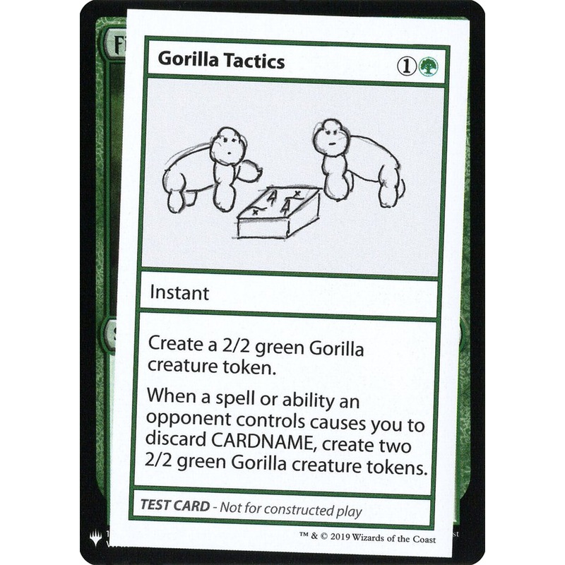 Gorilla Tactics [Mystery Booster Playtest Cards]